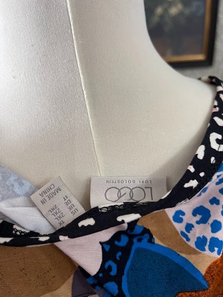 LOGO Lori Goldstein QVC Pullover Pattern Blouse R… - image 8