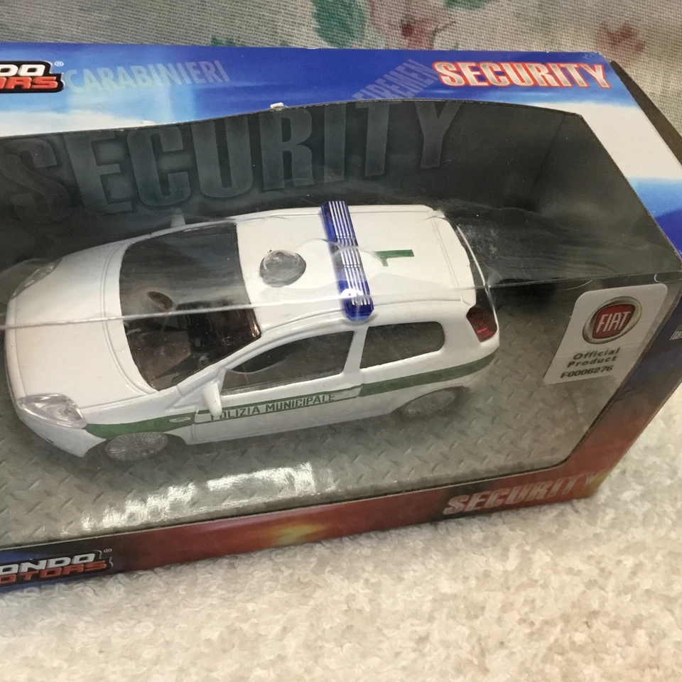 Mondo Motors Security 1/43 Voiture Fiat Punto Polizia Municipale #1 - Image 4 of 4