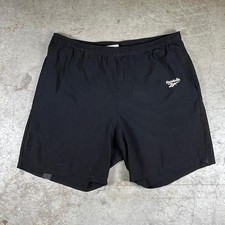 Vintage 90s Black Reebok athletic shorts Size women's Large or men's Medium