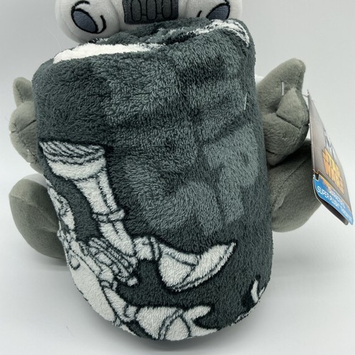 Disney Star Wars Darkside Trooper Stuffed Plush Toy And Throw Blanket Set - Picture 3 of 15