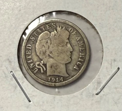 1914 barber dime