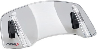 PUIG Multi Adjustable Windshield Deflector - Fixed - Smoke Motorcycle 20763H