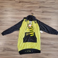 Dr. Seuss The Grinch Women  s Sleep Hoodie Lounger  Socks Set, Size - Large NWT