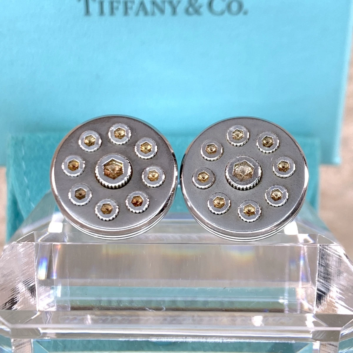 25+ Tiffany & Co. Sterling Silver Cufflinks for Men for sale