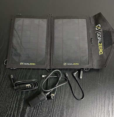 #ad Goal Zero Nomad 7 Portable Solar Panel TESTED Comes With Cables No Batteries $20.00
