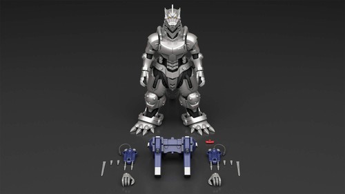 Aoshima Godzilla x Mechagodzilla MFS-3 Kiryu 3rd Type 24cm plastic model kit New - Picture 4 of 9