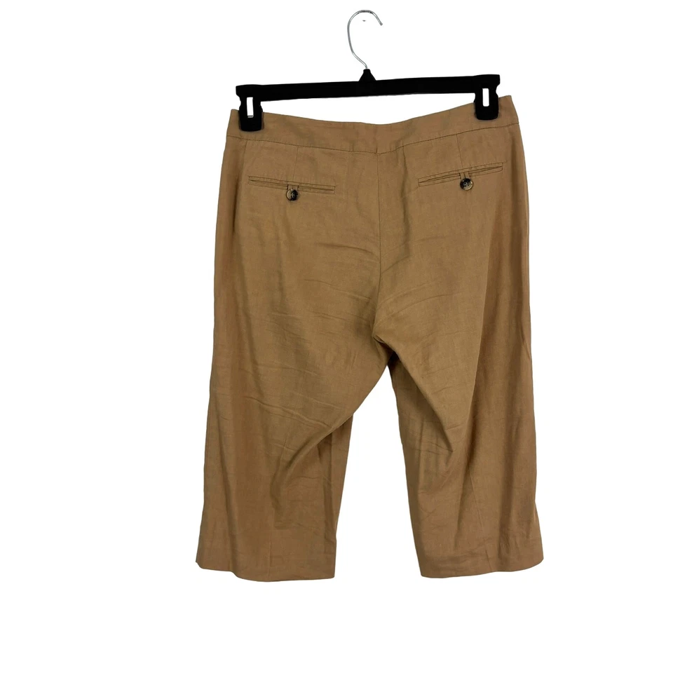 Bermudas de lino Theory QUIET LUXURY - Oficina utilitaria a medida - Talla 4 Foto 2 de 4