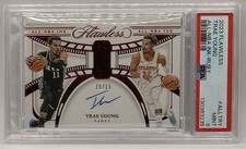 2023-24 Panini Flawless Trae Young All-NBA Ink Ruby Auto #/15 Hawks PSA 9