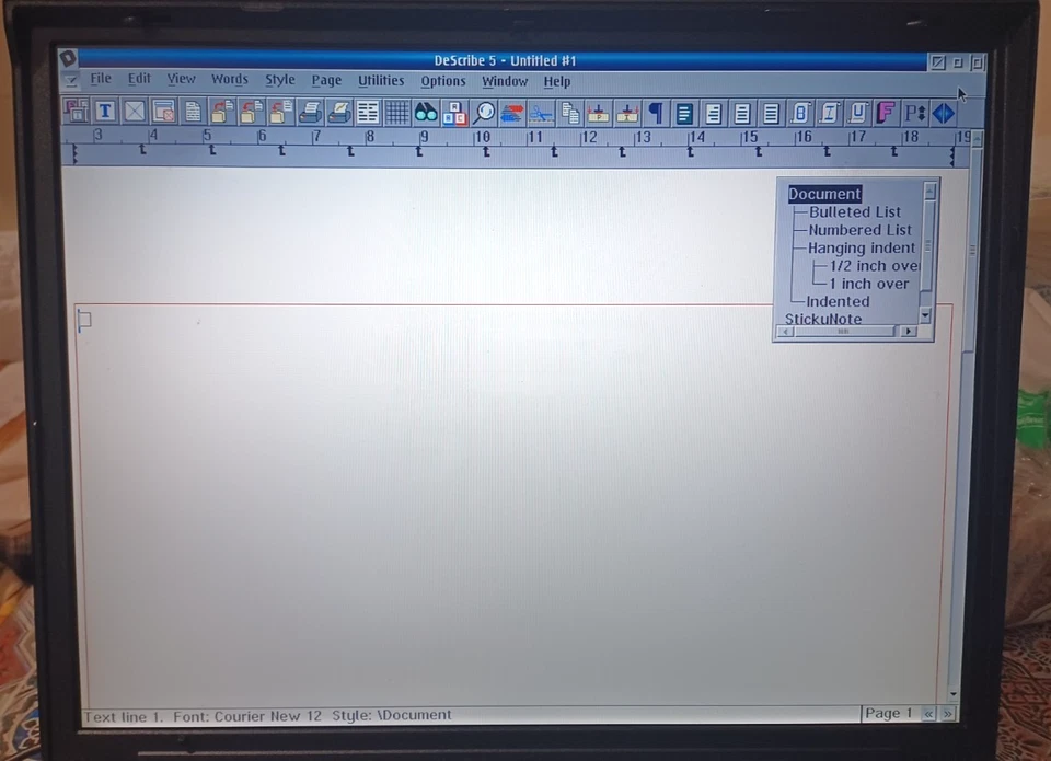 IBM ThinkPad T43 Pentium 1,86GHz 1,5GB RAM 60GB HDD ATI Radeon X300 ArcaOS OS2 - Immagine 2 di 4