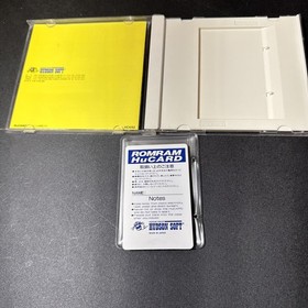 Tennokoe Bank Hu Card ROMRAM PC Engine Japan JP CIB Complete US Seller