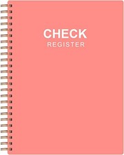 Check Register   A5 Check Book Register Books with Check  Transaction Rose