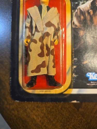 Han Solo Trenchcoat 77 Back Star Wars ROTJ 1983 Kenner NEU UNPUNCHED - Bild 7 von 18