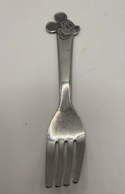 Vintage Mickey Mouse Child Fork Bonny Japan Walt Disney Stainless Flatware