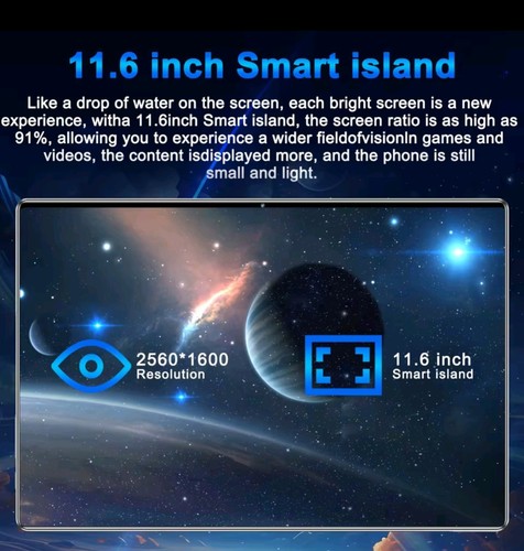 Android 13.0 Tablet 5G 2025 16gb 10.36 Inch New Tablet - Picture 4 of 10