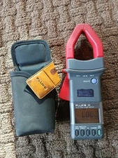 fluke 33 true rms clamp meter 600v 700a with case excellent condition