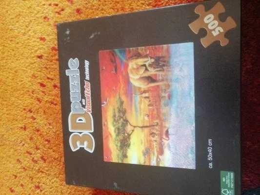 Visual Echo 3D Puzzle Elefant 500 Teile Natur Kinder ab 6 Jahre