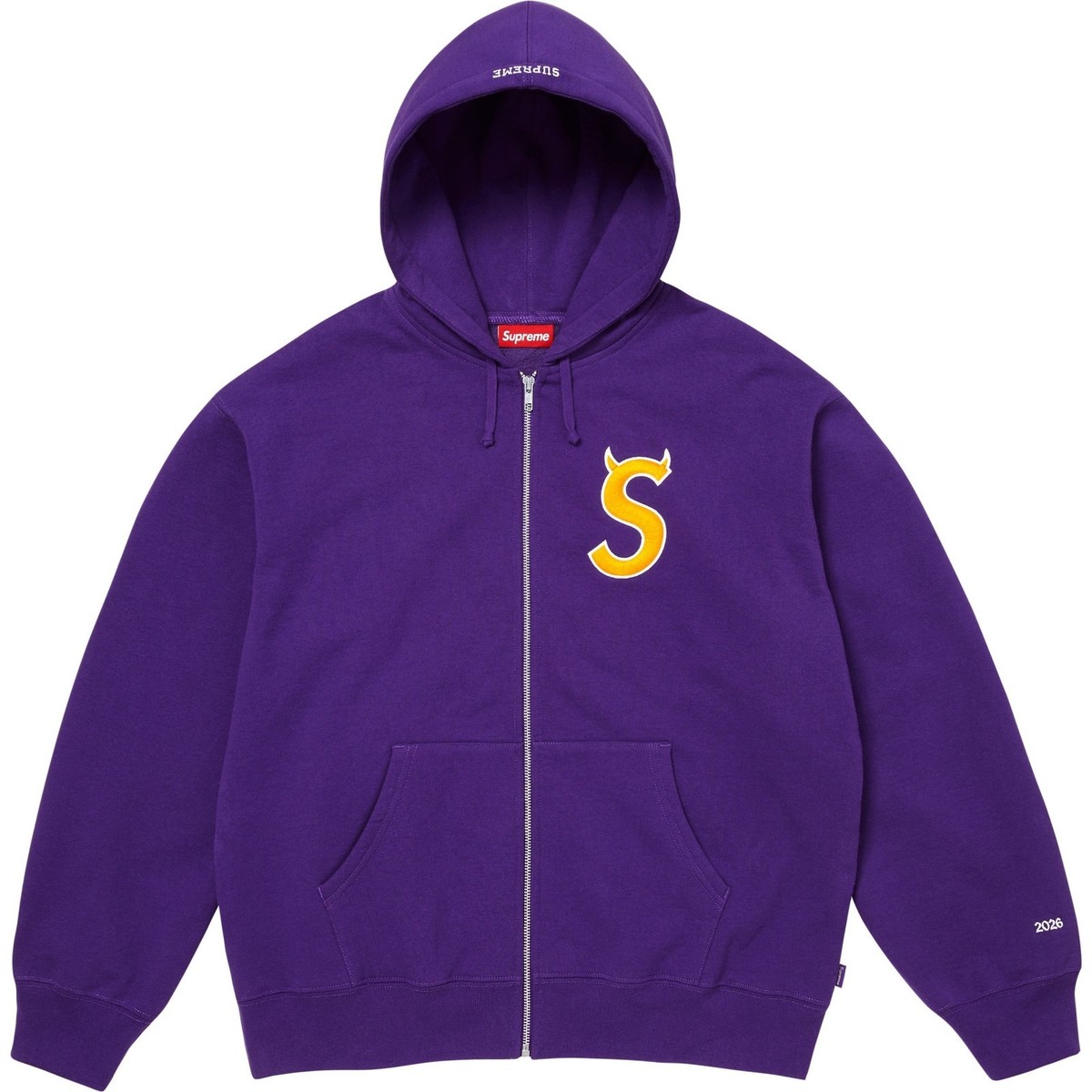 Supreme Devil S Logo Zip Up Hooded Sweatshirt 6colors 26SS | eBay