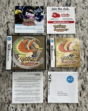 Nintendo DS Pok mon HeartGold - Case  Manuals Only NO GAME 