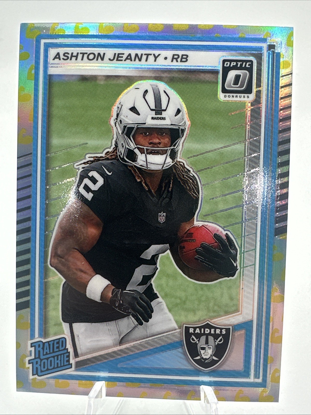 2025 Donruss Optic #202 Ashton Jeanty Flex RC /199