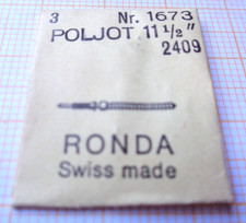 3 Aufzugwellen für Poljot 2408 2409 2409A 11 1/2 ´´ Ronda 1673  UA