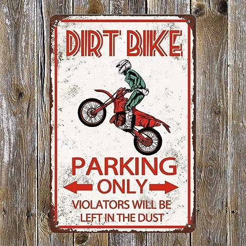 Dirt Bike Accessories For Boys Room Decor Tin Metal Bedroom Accessories Men - Bild 8 von 8
