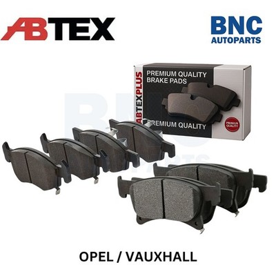 Abtex Front and Rear Brake Pads Fits Vauxhall Corsa E 2014-2019