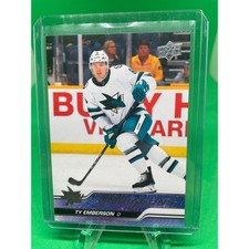 2023-24 UD Upper Deck Series 2 Young Guns - 460 Ty Emberson San Jose Sharks RC