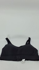Under Armour Women's Infinity Mid Impact Sports Bra, 002 Black, M A-C