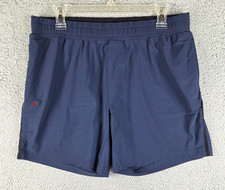 Rhone Versatility Shorts Men Large Blue Performance Gym Training Elastic Unlined