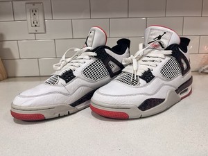 最終値下げ！ナイキ NIKE ジョーダン  AIR JORDAN4  RETRO Pale Citron  スニーカー 28.5 と同デザインのTシャツセット Jordan 4 Retro Pale Citron, Bright Crimson 2019 for Sale