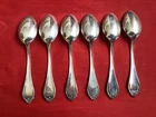 6 La Perle Reed and Barton Sterling Silver Soup Spoon 7 1/2"  293 grams, 9.45 oz