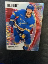 23-24 UD Allure Hockey Red Rainbow Parallel 52 Brandon Saad