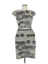 Nine West Women Gray Cocktail Dress 6