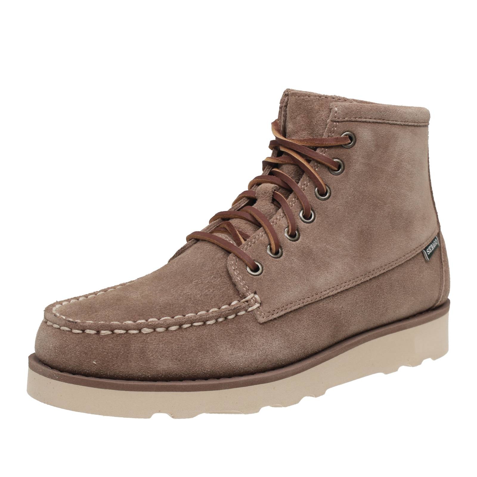 Sebago Tala Mid - Leder Stiefeletten Sand - Größe 41,5 [8 US 26,5cm] Schuhe