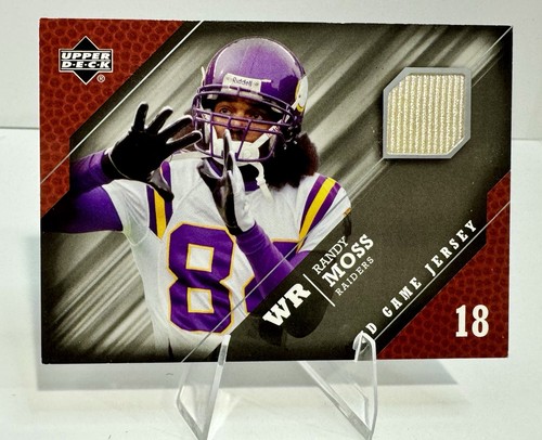 Randy Moss 2005 Upper Deck UD Game Used Worn Jersey #GJ-RM Minnesota Vikings HOF