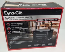 Dyna-Glo Electric Garage Heater 5000W/240V/17060 BTU, EG5000DGC, New Open Box