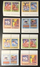St Vincent - Olympic sets perf/imperf MNH - 462