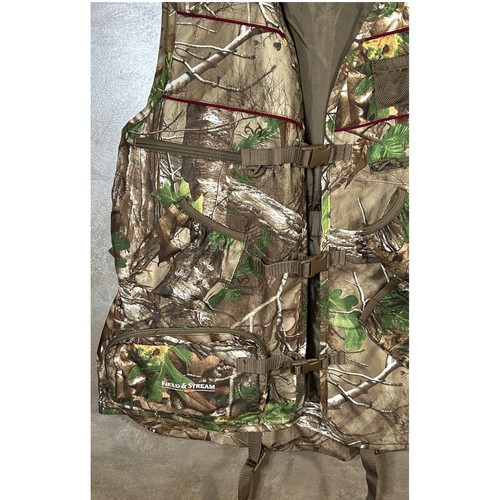 Field & Stream Camo Hunting Vest Multi Pocket Outdoor Utility Women's L / XL - Picture 3 of 12
