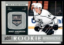 2021-22 Upper Deck Rookie Retrospective Mikey Anderson Los Angeles Kings #RR3