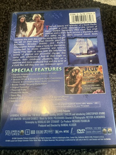 The Blue Lagoon (Special Edition) DVD Brooke Shields Christopher Atkins 1980/99 - Picture 2 of 2