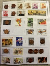Belgium Europe Lot of Used Stamps Rare Stamp Collection Found At Thriftshop