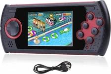 16 Bit Handheld Game for Kids Built-In 230 HD Classic Retro Video Games USB Rech