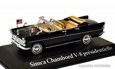 simca Chambord V-8 De Gaulle presidential cars 1:43 Norev Diecast