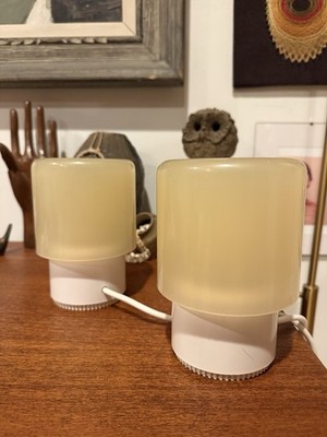 Vintage RARE Giotto Stoppino, Italian side table lamps