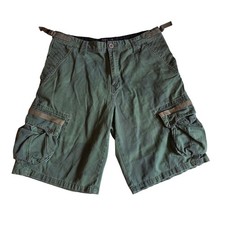 Vintage Y2K Oakley Tactical Field Gear Cargo Shorts Gorpcore Green 36
