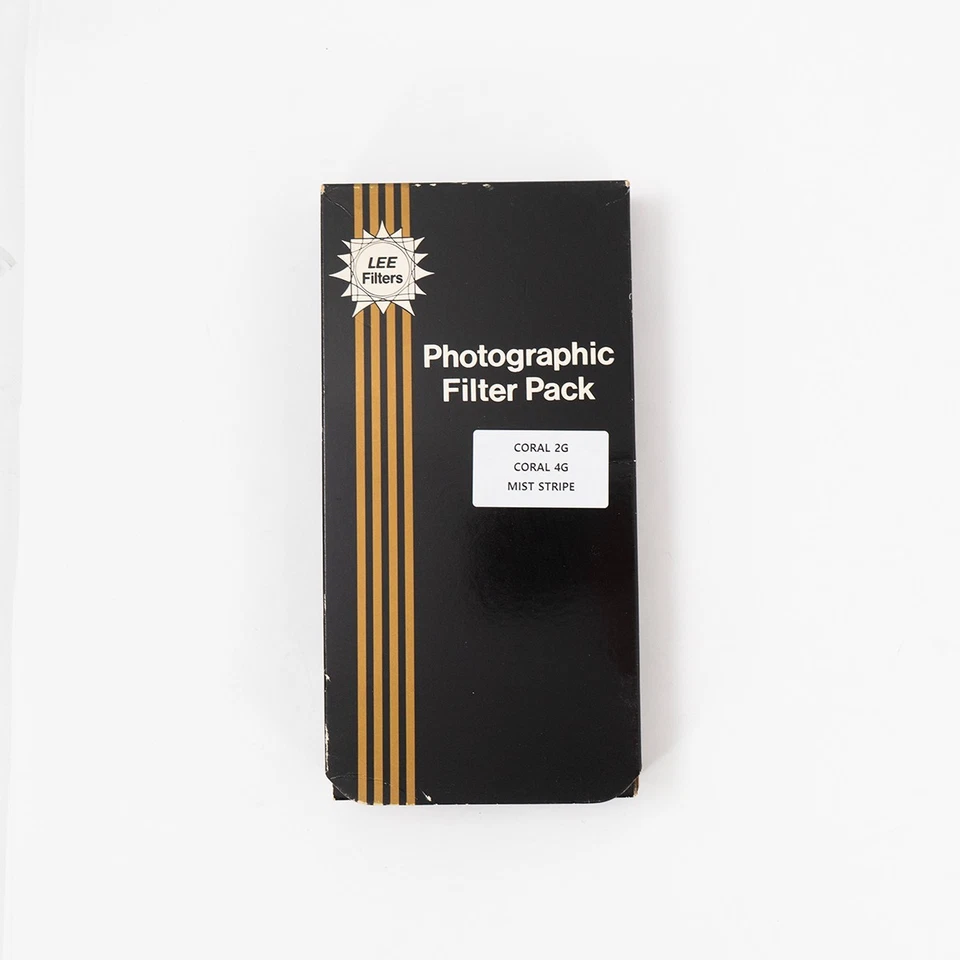 Original Lee Filters 100*150 Photographic Filter Pack [Coral 2G/4G/Mist Stripe] - Image 2 of 4