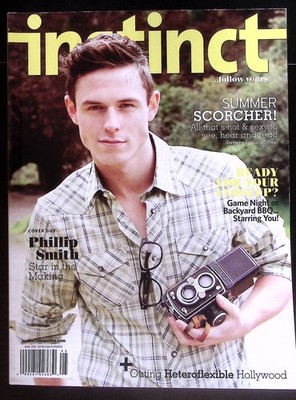 INSTINCT MAGAZINE MAY 2011 COVER GUY PHILIIP SMITH STAR IN THE MAKING  B3264