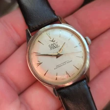 Vintage Camy Mens Watch, FHF ST 96, Working 17 Jewels To Restore (CN33)