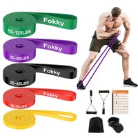 FitnessbäNder MäNner Frauen WiderstandsbäNder Set Yoga Pilates Krafttraining Set