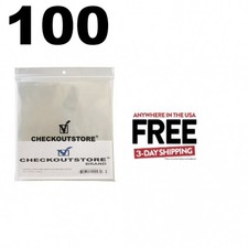 100 COS Crystal Clear Plastic BOPP for 12" Vinyl 33 RPM Records  1-3 DAYS